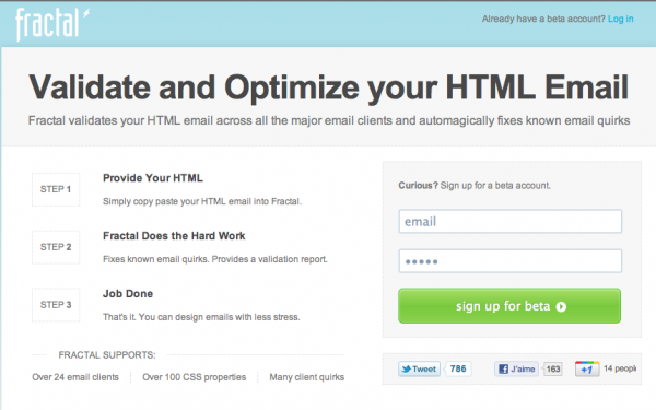 Fractal, valider et optimisez vos newsletter Html