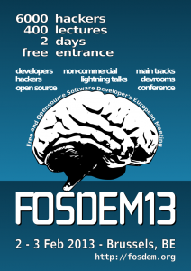 Flyer du fosdem 2013