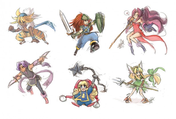 seiken_densetsu_3__sketches_by_chibi_rinku-d3emprw