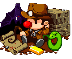 Spelunky Splash Screen