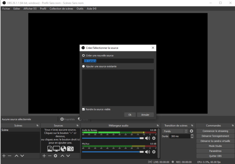 Utiliser son smartphone IOS comme caméra sur OBS studio | Geeksleague